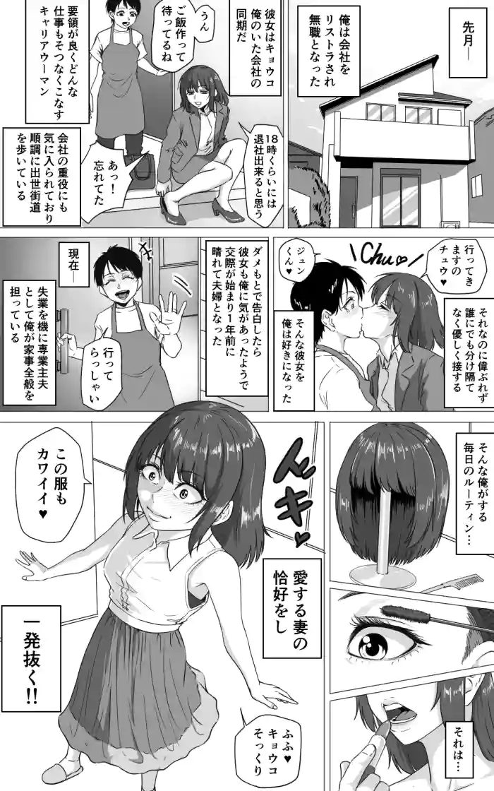 Transvestite househusband