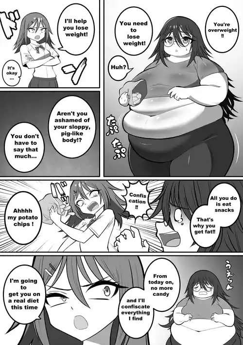 [ Kaiga ] SSBBW weight gain sisters [ Complete ]