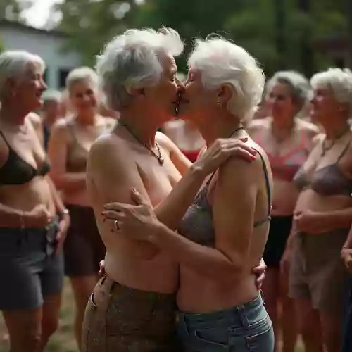 party dance mature women [AI Generated]