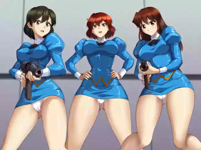 Blue Delmo x 3