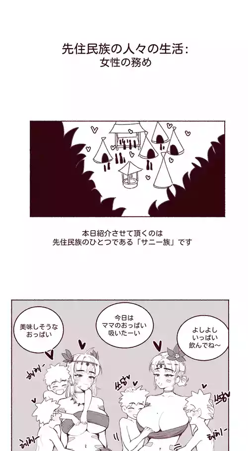 [YAMMA] 先住民族の人々の生活：女性の務め