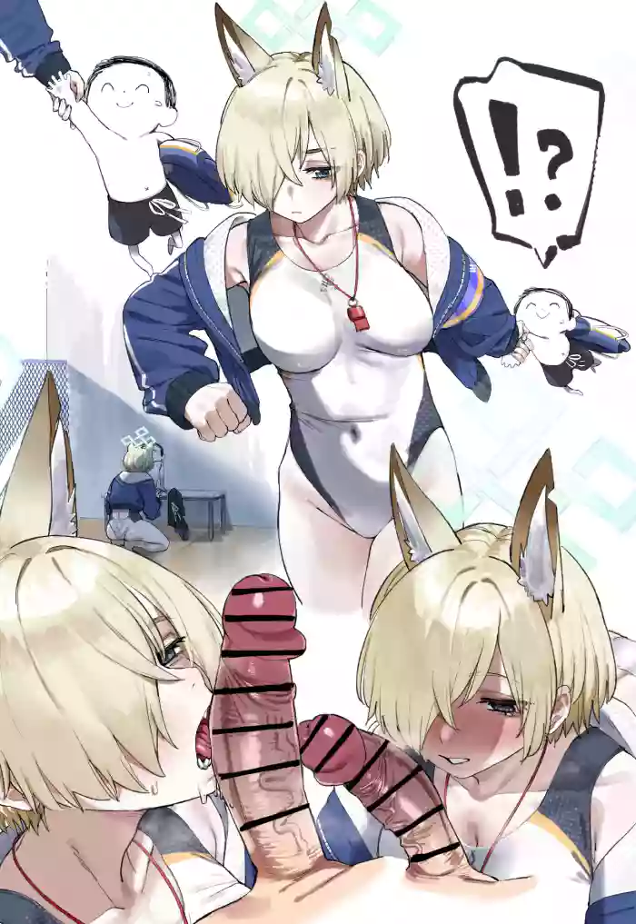 水着秘密フェラ