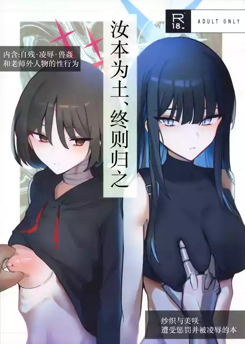 (C106) [Kojitsu Kedamono ch (Kedamono ch)] Chiri wa Chiri e to Kaeru Mono - De terra facta sunt, et in terram pariter revertuntur. | 汝本为土、终则归之 (Blue Archive) [Chinese] [角都九阳个人汉化]