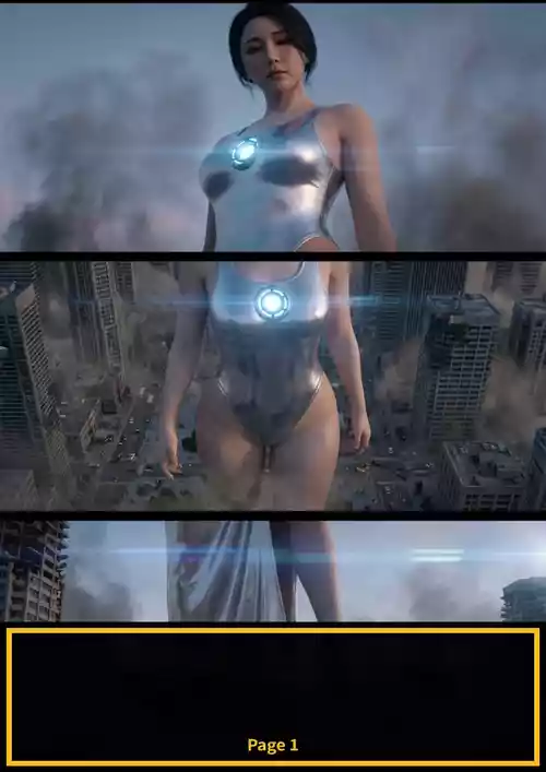 巨人母亲给人类儿子的踩踏表演((Giantess mother Stomping Show)