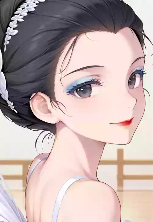 Confused Swan: Men forced to wear pointe shoes [AI Generated]