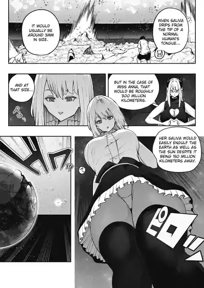 Page 21 of Shinchou 1680-oku km no Joshi ga Tatta 1-man km Shika Nai Chikyuu o Asobubu | A 168 Billion km Tall Girl Toys with the Mere 10,000 km Earth