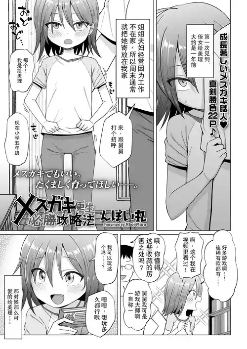 [Nboimaru] Mesugaki Kousei Hisshou Kouryaku-hou | 雌小鬼矫正必胜攻略 (COMIC LOE VOL.14 MSGK) [中文机翻]