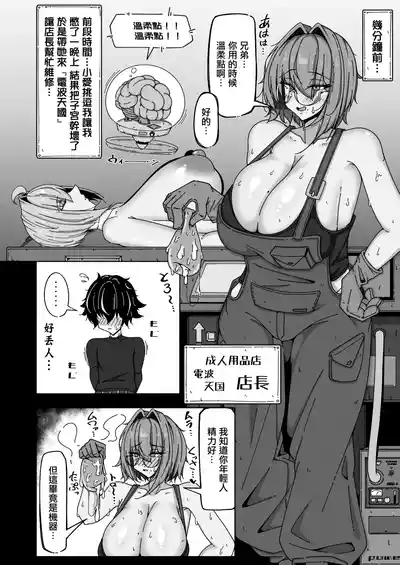 Page 3 of [Roman Roman (Takano Toppe)] Boku to Android ver1.5 ~Nagachichi Downer-kei Yanikasu Meka Ijiri Onee-san ga Boku ni Hatsujou Shitekita node, Kintama Karappo ni Naru made Enryonaku Hametaosasete Moratta Hanashi~ |我與性愛機器人ver1.5～巨乳陰沉又抽菸的機械維修大姐姐對我的巨根發情 毫不客氣地把要把我榨乾的故事～ [Chinese] [Digital]