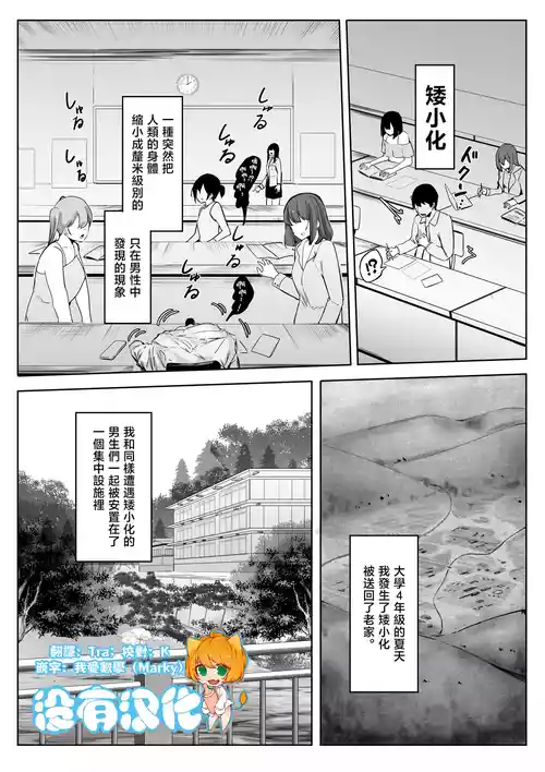 [Marushamo] Shukushou Shita Kara Jimoto ni Kaettara Osananajimi ni Mechakucha Kanri Sareru Hanashi 因為身體縮小了，回到老家後被青梅竹馬徹底管束掌控的故事 [Chinese] [沒有漢化] (Ongoing)