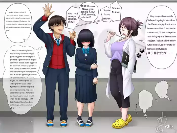 Health Education in a World with Futanari